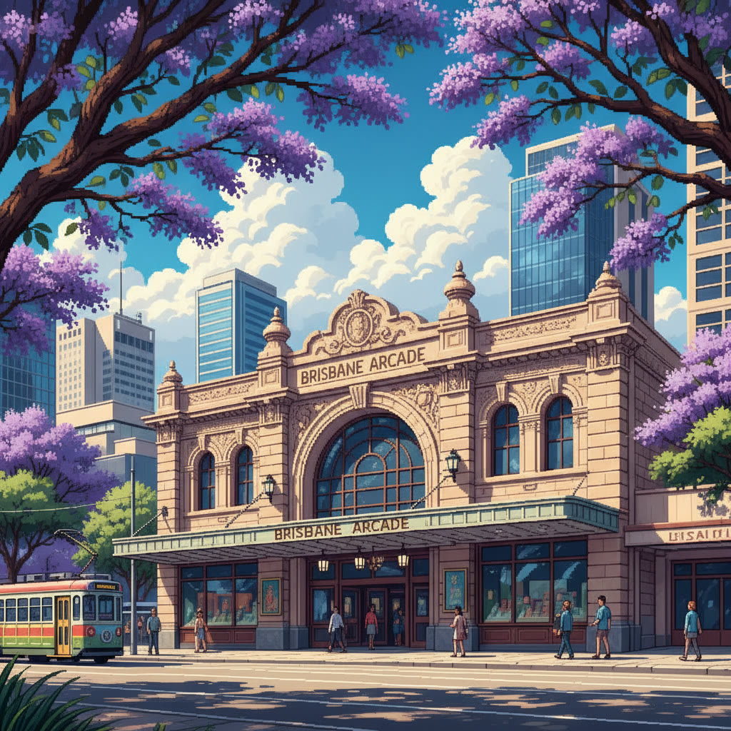 Illustration of Brisbane Arcade