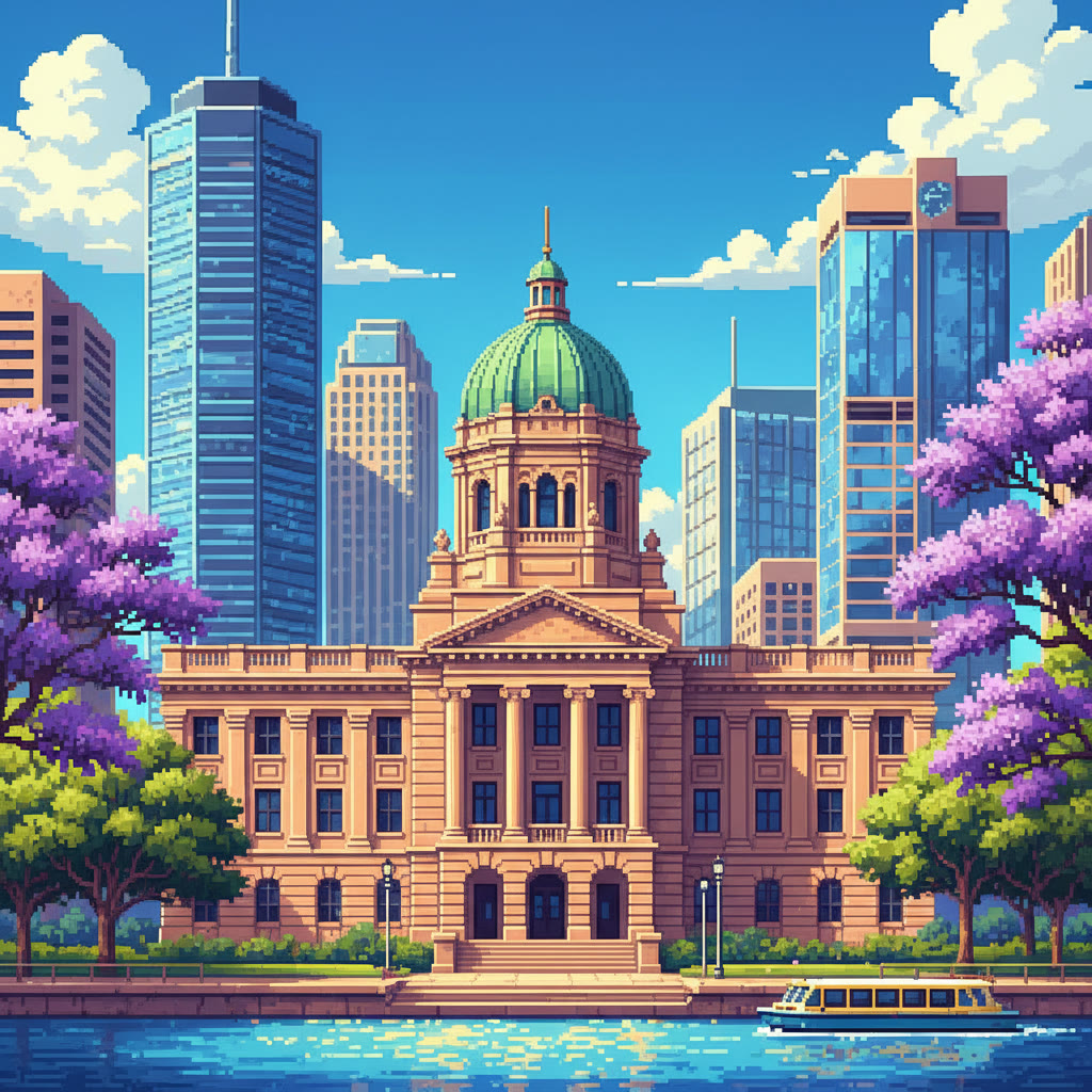 Illustration of Brisbane Customs House (former)