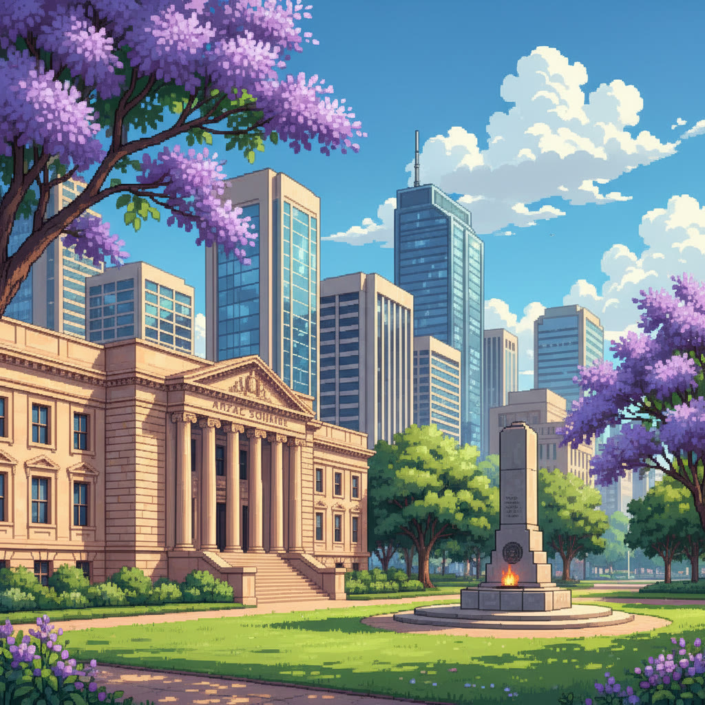 Illustration of Former Queensland Government Offices (Anzac Square Building)