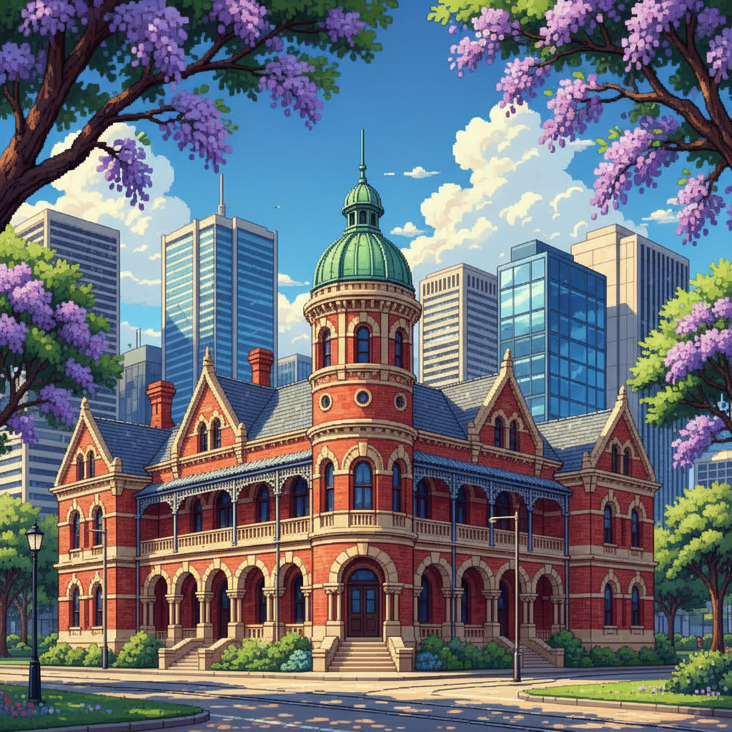 Illustration of Old Museum Building