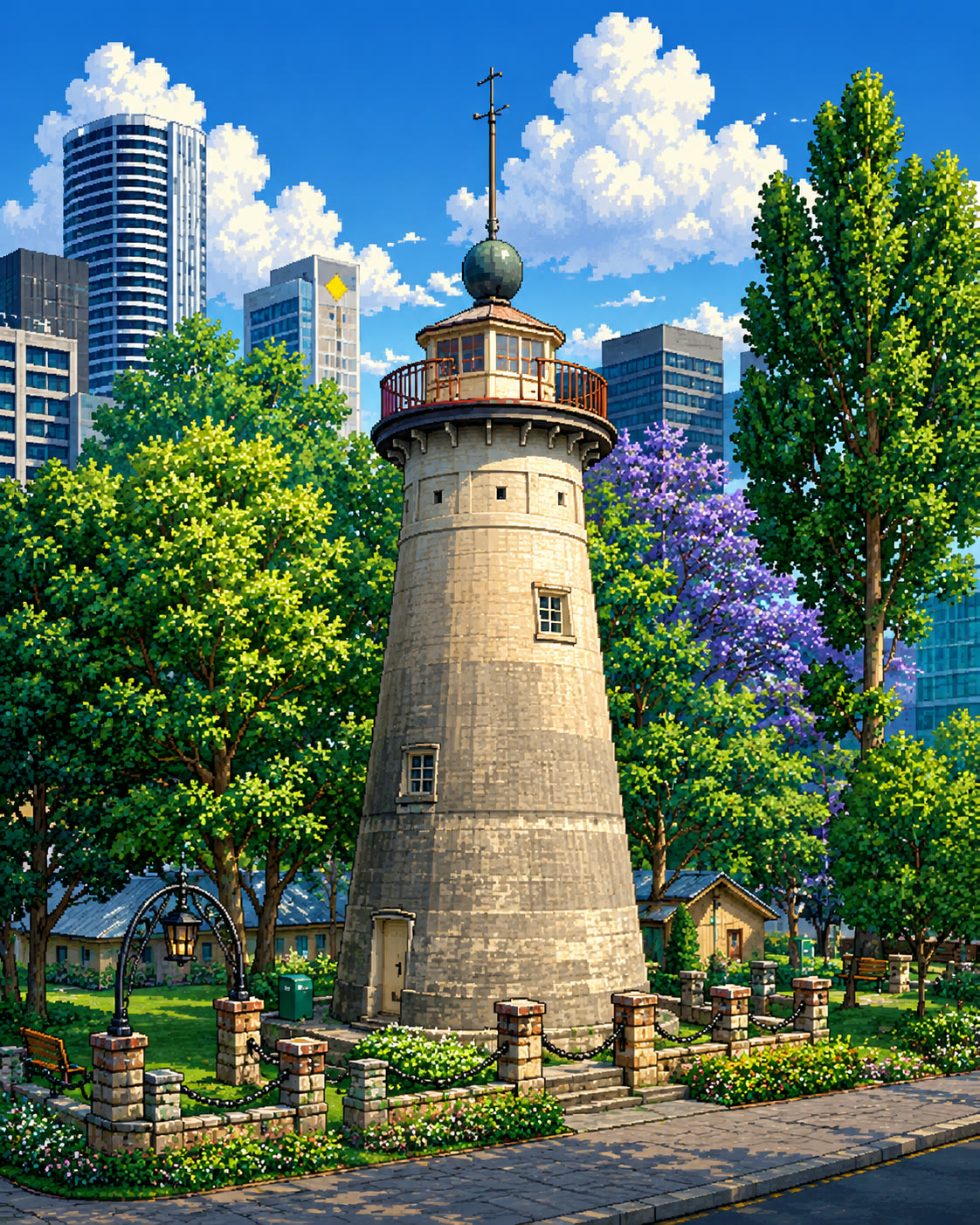 Illustration of Windmill Tower